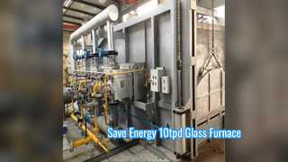 10tpd Recuperative Furnace Energy Saving Flint Glass Solution