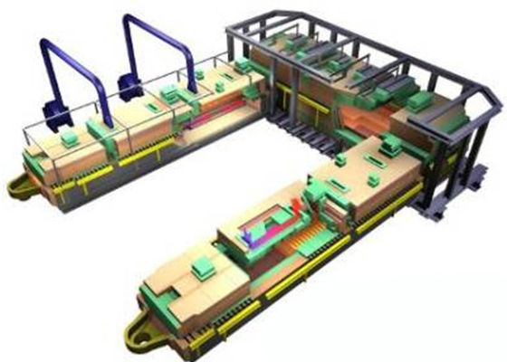 50 Tpd Glass Melting Furnace End Fired Furnace with Advanced Energy Saving Design