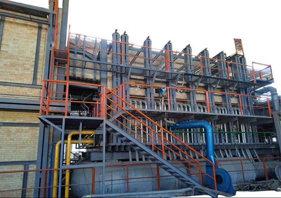 Buy 50ton Flint Color Simple Structure End Fired Furance Container Glass Furnace online manufacture