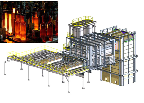 Buy 750ml Amber Container Glass Production Line for Beer Bottle online manufacture