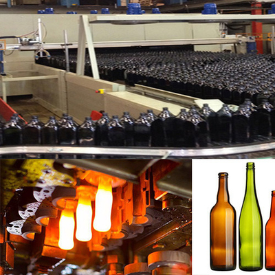 Buy Latest Design Glass Bottle Production Line Amber Green Clear Container Glass online manufacture