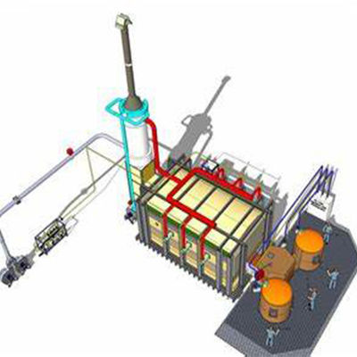 Buy 10 tpd Energy Saving Flint Glass Recuperative Furnace for High Temperature Melting online manufacture