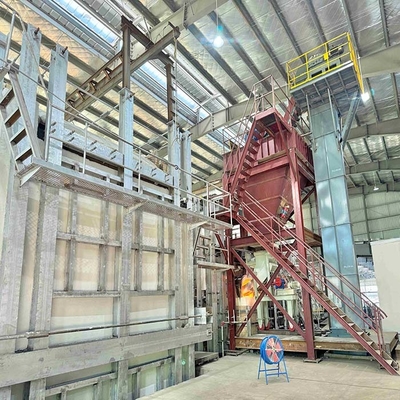 Buy 100Tpd Cross Fired Furnace Energy Saving Glass Melting Furnace online manufacture