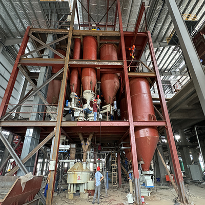Buy Fully Automated 80Tpd Glass Batch Plant With Tower Type for Raw Material Mixing online manufacture