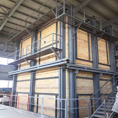 Buy Natural Gas 80Tpd Glass Melting Furnace Heat Resistant Refractory Material Fused AZS online manufacture