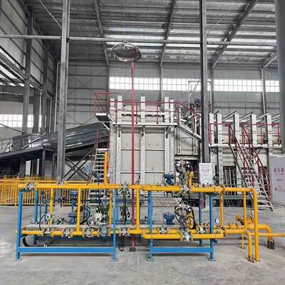 Buy 30Tpd Natural Gas Industrial Combustion System Mild Steel Gas Burner for Glass Furnace online manufacture