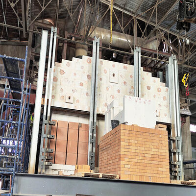 Buy 90TPD Glass Melting Furnace High Efficiency Unit Mleter for Glass Industry online manufacture