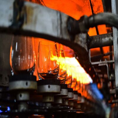 Buy 60TPD Tableware Glass Production Line Clear Goblet for Daily Usage online manufacture