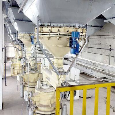 Buy 200tpd  Glass Batch Plant With 380V Batching System PLC-based online manufacture