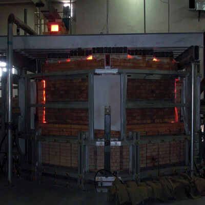 Buy 60 TPD All-Electric Glass Furnace for Borosilicate & Specialty Glass with Energy Saving Efficiency online manufacture