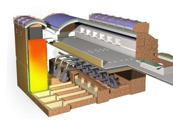 Buy Large Size Gas Cross Fired ISO45001 Glass Melting Furnace online manufacture