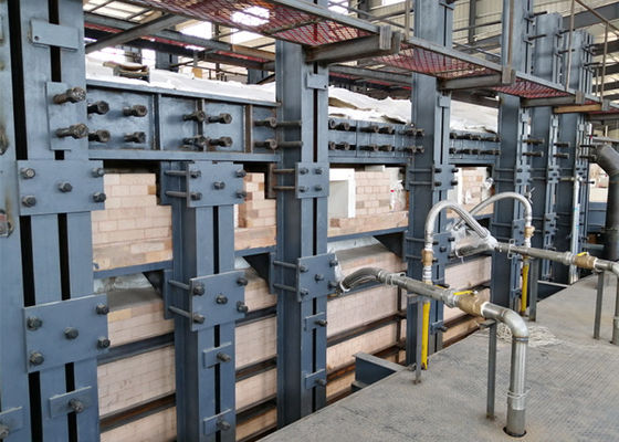 Buy Glass Melter ISO14001 300 TPD Cross Fired Furnace online manufacture