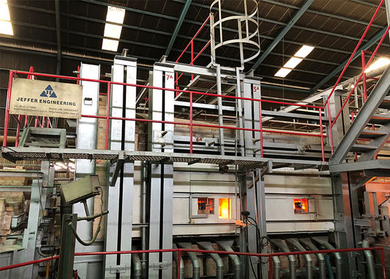 Buy 120TPD Natural Gas Glass Melting Furnace Customized Container Glass Refractory Material online manufacture