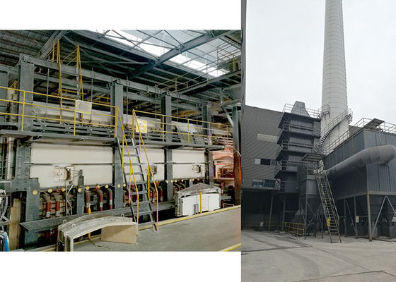 Buy New Technology 100tpd Glass Melting Furnace High Efficiency Production online manufacture