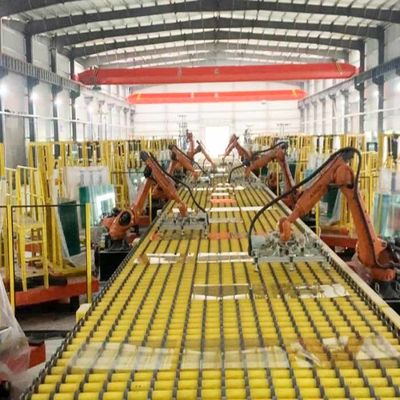Is Glass Forming Machine 6mm 30000Kg Float Glass Production Line Forming Machine Clean Type