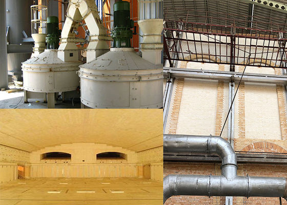 Customized Soda lime Melting Furnace End Fired Furnace Glass